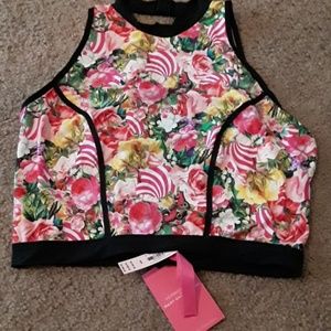 Mary Katrantzou x VS Floral Crop Top Limited